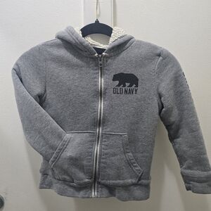 Old Navy Boy’s Sherpa-Lined Full-Zip Hoodie